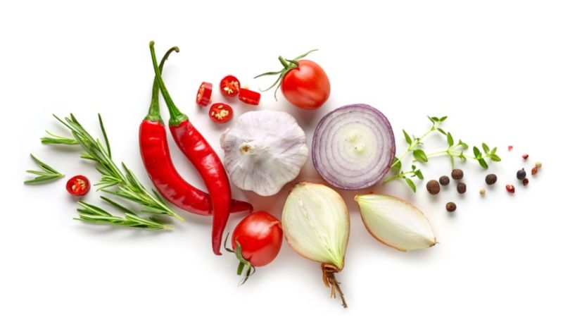 Fresh Leafy, Herbs and Seasonings